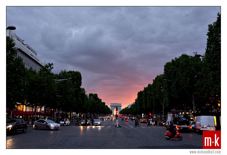 Arc de Triomphe, Champs Elysees, Paris, France