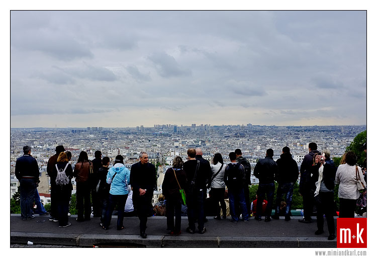 View from Sacre Coeur, Montmartre, Paris