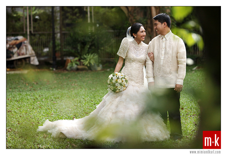 filipino bride and groom